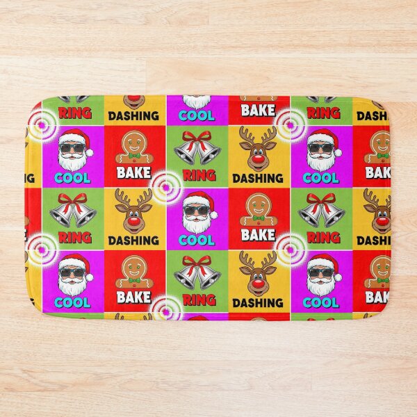 Item preview, Christmas Pop Art Bake Ring Dashing Cool designed and sold by graphicnew.