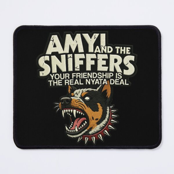 Item preview, Amyl and the Sniffers Your Friendship Real Nyata Deal Punk Embroidered Patch Tee Vintage Band Merch designed and sold by GeniePixel.