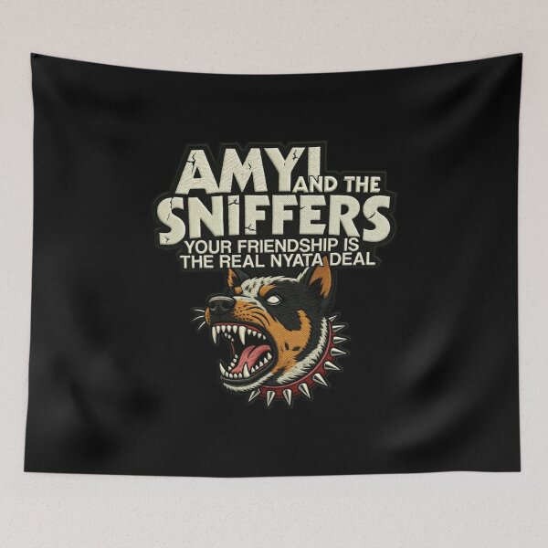 Item preview, Amyl and the Sniffers Your Friendship Real Nyata Deal Punk Embroidered Patch Tee Vintage Band Merch designed and sold by GeniePixel.
