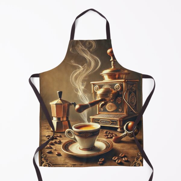 Item preview, Espresso Time – Italian coffee artistry in a retro-vintage look designed and sold by Eric Nagel.