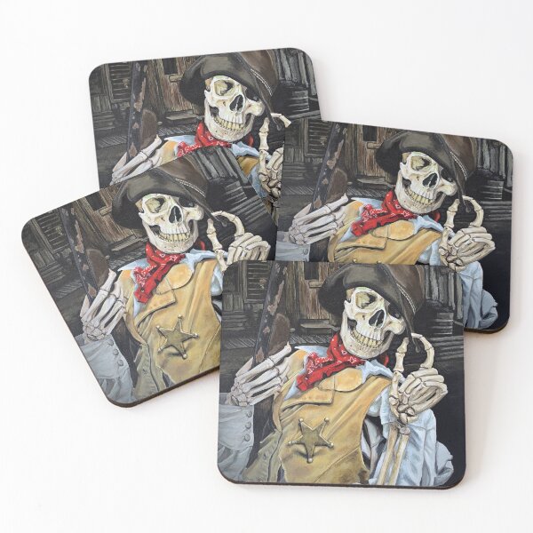Item preview, Sheriff Skeleton designed and sold by BlankePaigeArt.