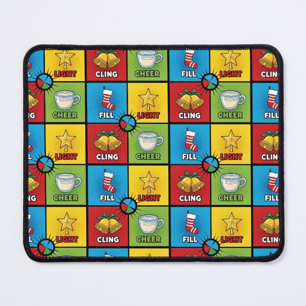 Item preview, Christmas Pop Art Fill Light Cling Cheer designed and sold by graphicnew.