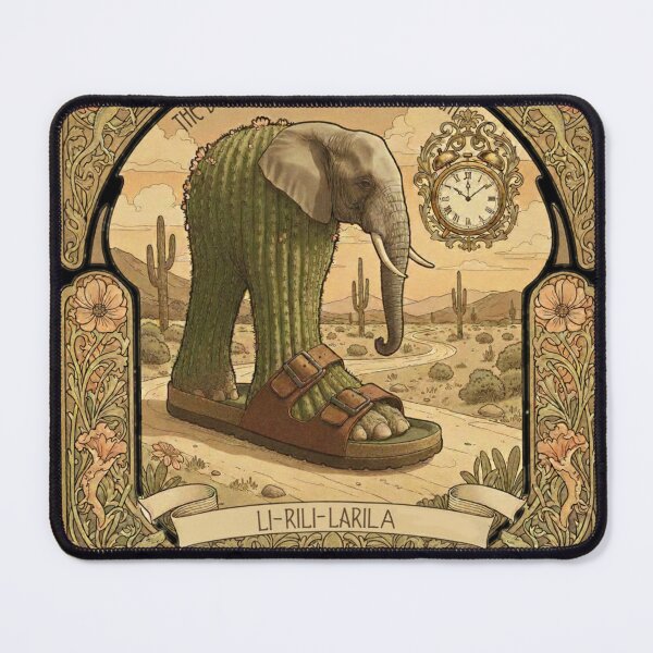 Item preview, LI-RILI - LARILA: The Desert Wanderer's Serene Moment designed and sold by Muj1n.