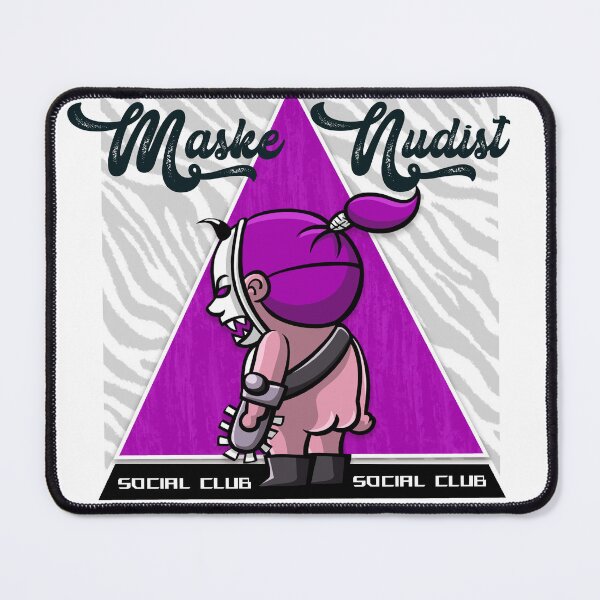Item preview, Nudist Masked Design humor design designed and sold by Animaletto81.