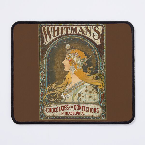 Item preview, Whitmans Chocolates - Classic Alphonse Mucha Poster  designed and sold by Matthew Kinnersly.