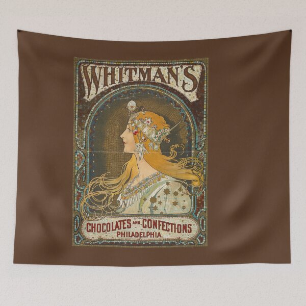 Item preview, Whitmans Chocolates - Classic Alphonse Mucha Poster  designed and sold by Matthew Kinnersly.