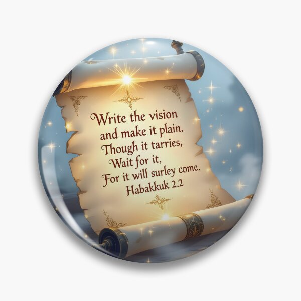 Item preview, Habakkuk2:2 Inspirational quote designed and sold by Magixa.
