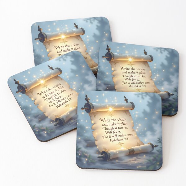 Item preview, Habakkuk2:2 Inspirational quote designed and sold by Magixa.