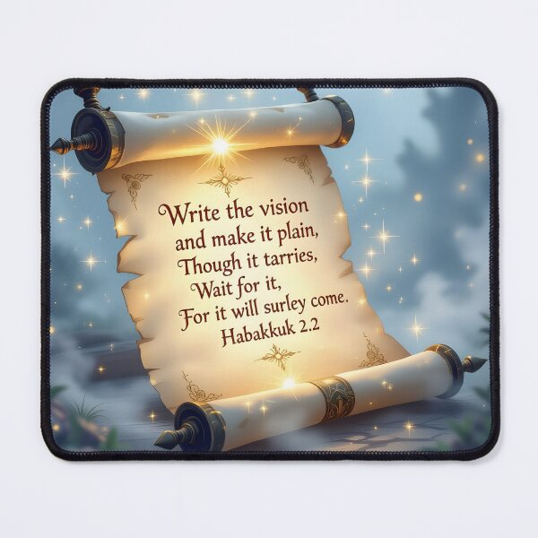 Item preview, Habakkuk2:2 Inspirational quote designed and sold by Magixa.