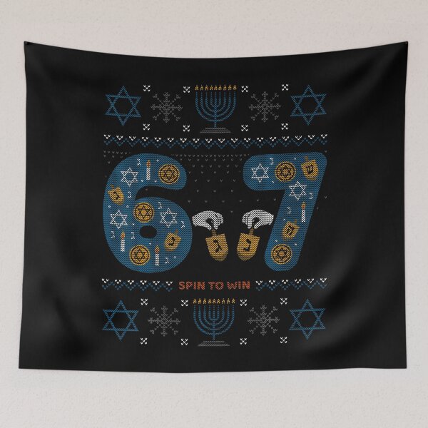 Item preview, 67 Meme Dreidel Hanukkah Ugly 	 Jewish Jew Judaism designed and sold by MariaEdna1.