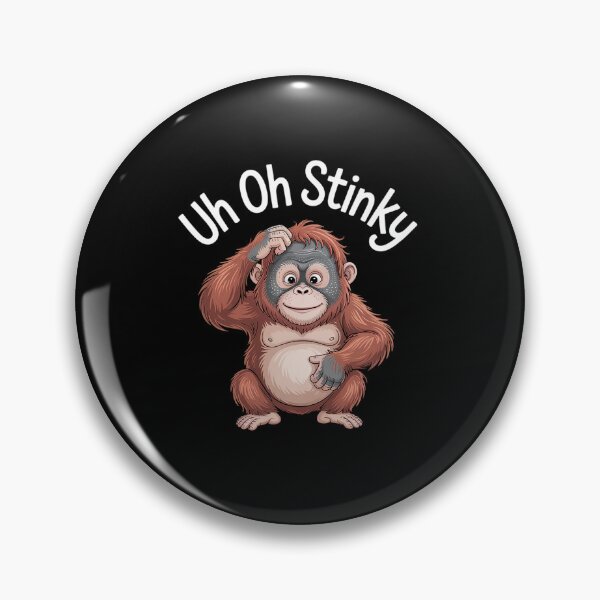 Item preview, Funny Monkey Uh Oh Stinky Poop Dank Memes Le Monke Orangutan designed and sold by VasilisLamArt.