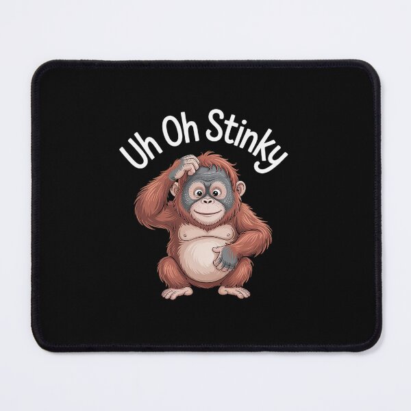 Item preview, Funny Monkey Uh Oh Stinky Poop Dank Memes Le Monke Orangutan designed and sold by VasilisLamArt.