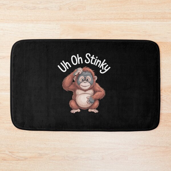 Item preview, Funny Monkey Uh Oh Stinky Poop Dank Memes Le Monke Orangutan designed and sold by VasilisLamArt.