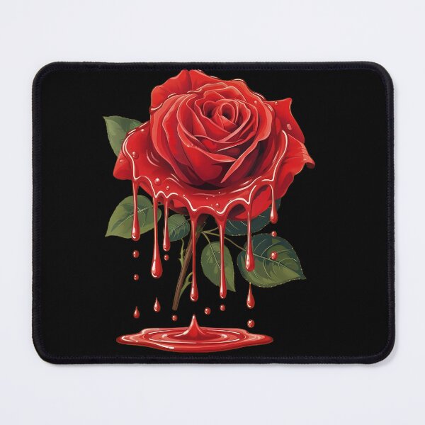 Item preview, Dripping Red Rose Surreal Art designed and sold by LashondaGreen89.