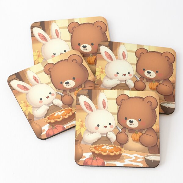 Item preview, Autumn Forest Squirrel with Latte – Cozy Pumpkin Season Art designed and sold by ArmaanArts.
