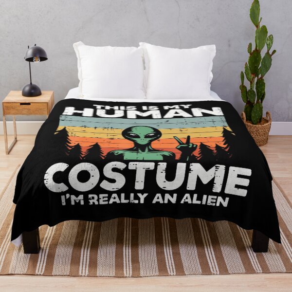 Item preview, This My Human Costume Im Really Alien Funny Men Women Kids designed and sold by JuneLisa1.