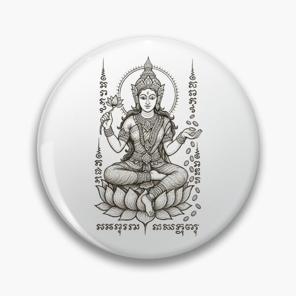 Item preview, Sacred Lakshmi Yantra – Goddess of Wealth, Fortune & Divine Blessings designed and sold by Sksticker991.