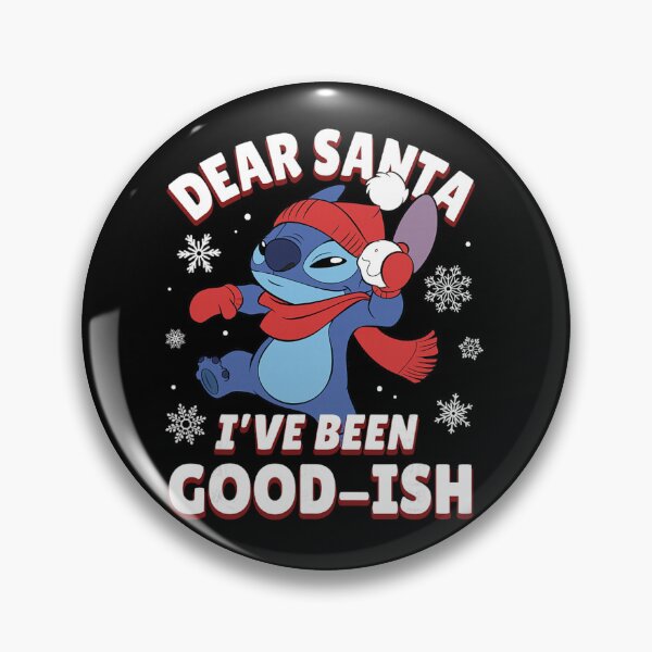 Item preview, Stitch Dear Santa Ive Been Good Ish Funny Holiday Quote designed and sold by darronaselz.