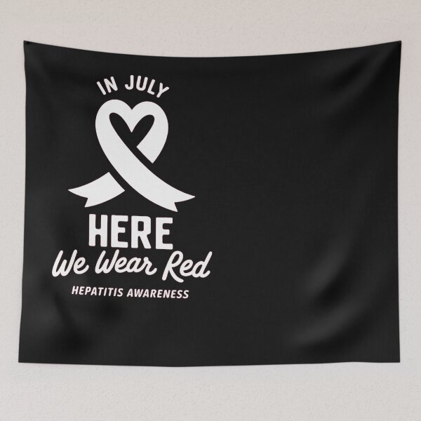 Item preview, Womens Heart In July We Wear Red Hepatitis Day Awareness designed and sold by Eskomeranola.