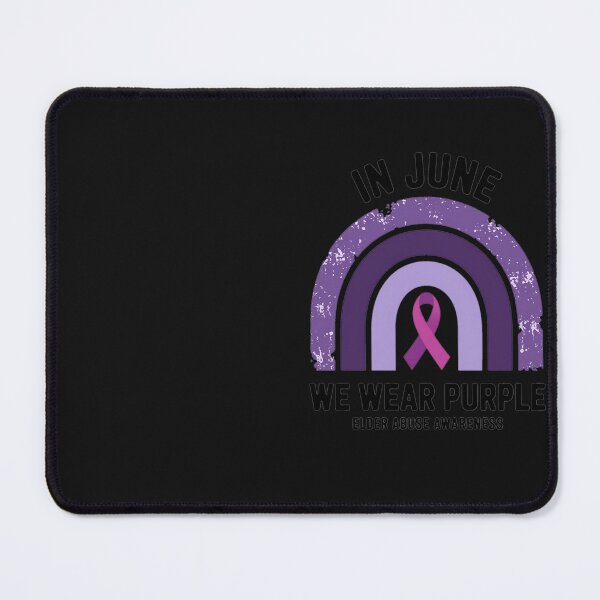 Item preview, Womens In June We Wear Purple World Elder Abuse Awareness Rainbow designed and sold by Eskomeranola.