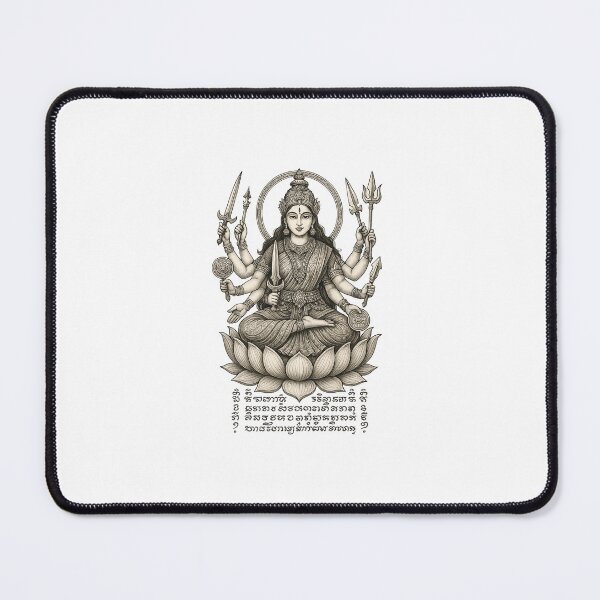 Item preview, Divine Durga Yantra – Multi-Armed Warrior Goddess of Protection & Power designed and sold by Sksticker991.