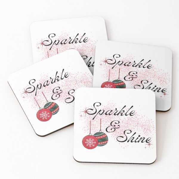 Item preview, Sparkle & Shine - Minimal Christmas Baubles Line Art - Glitter Hygge Vibe designed and sold by LP Slow Art.