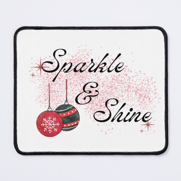 Item preview, Sparkle & Shine - Minimal Christmas Baubles Line Art - Glitter Hygge Vibe designed and sold by LP Slow Art.