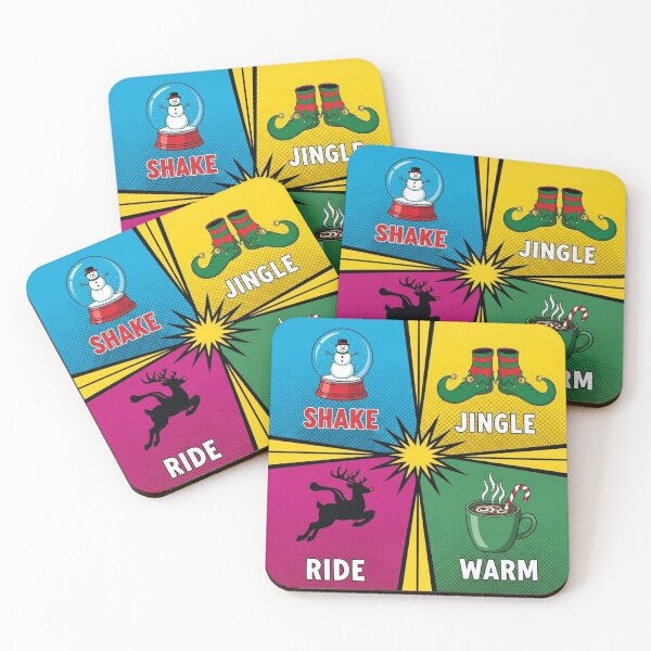 Item preview, Christmas Pop Art Shake Jingle Ride Warm designed and sold by graphicnew.