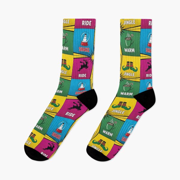 Item preview, Christmas Pop Art Shake Jingle Ride Warm designed and sold by graphicnew.