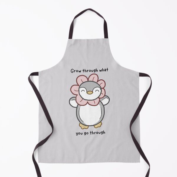 Item preview, Grow through what you got through cute penguin | mental health/ trauma positive affirmation designed and sold by NeurodiverseTea.