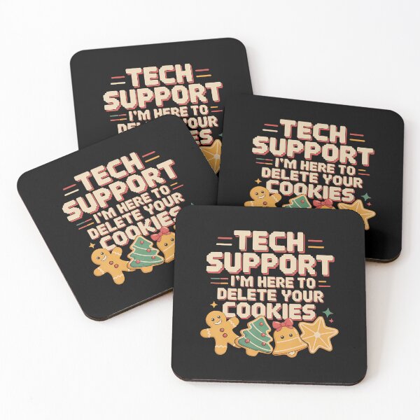 Item preview, Tech Support Delete Cookies Funny Christmas Design designed and sold by JuneLisa1.
