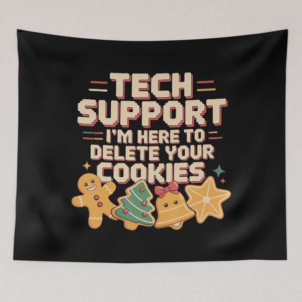 Item preview, Tech Support Delete Cookies Funny Christmas Design designed and sold by JuneLisa1.