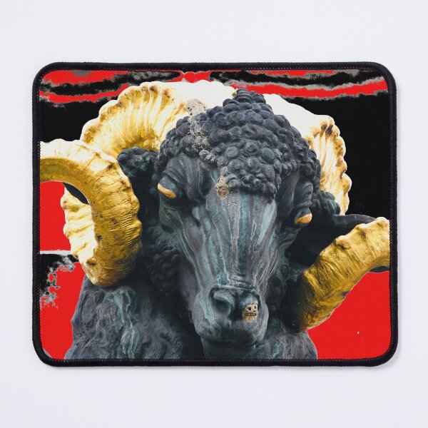 Item preview, Ram's Head – Power in Color / Swiss Artwork Photography designed and sold by Raphael Wolf.