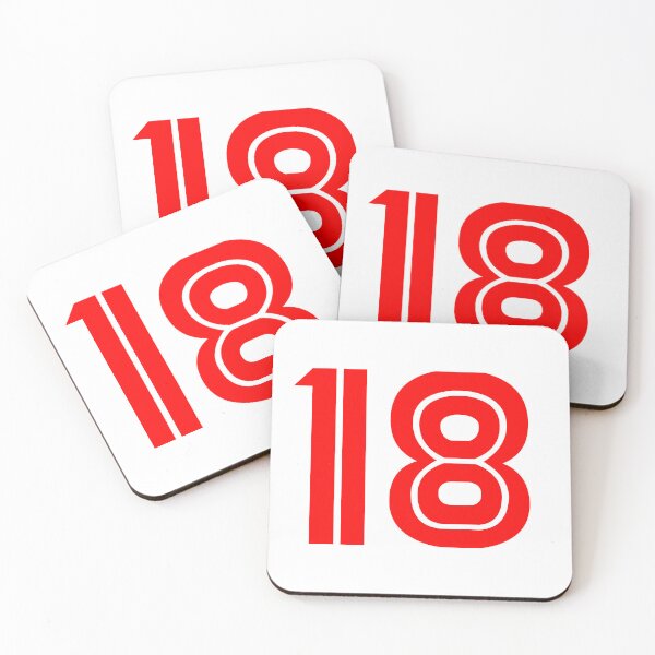 Item preview, Number 18, Eighteen Red designed and sold by Jeallan Designs.