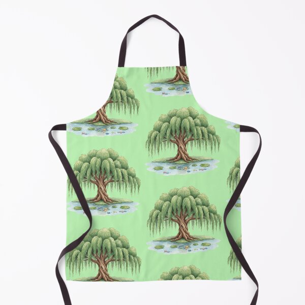 Item preview, Peaceful Nature Scene: Watercolor Weeping Willow Tree Over Water designed and sold by KiddoCavePrints.