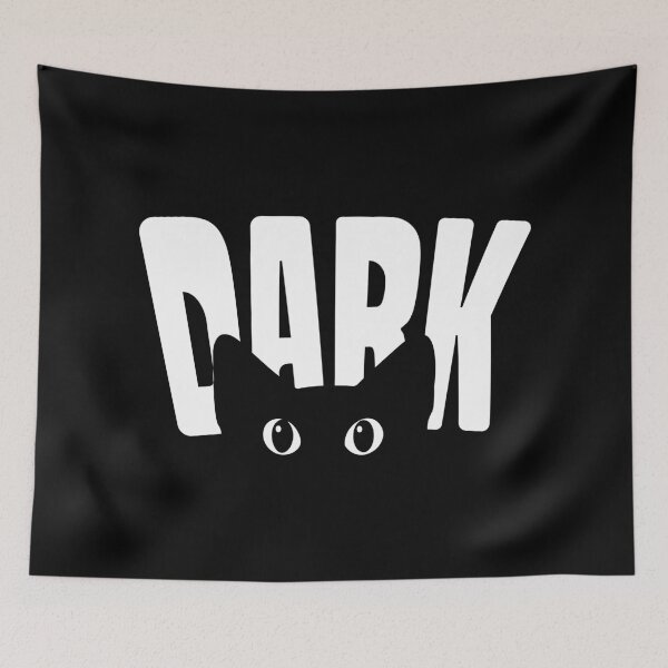 Item preview, cat peeking, dark, white designed and sold by MYpngShop.