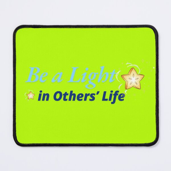 Item preview, Be a Light in Others' Life: Glowing Star Motivational Typography designed and sold by KiddoCavePrints.