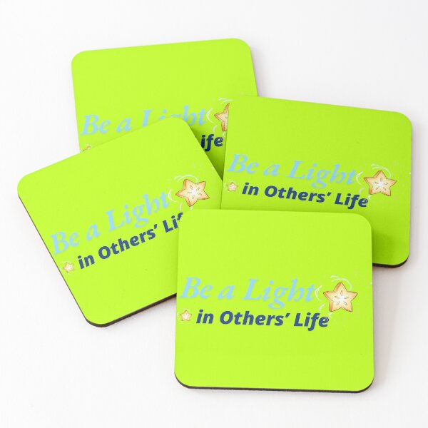 Item preview, Be a Light in Others' Life: Glowing Star Motivational Typography designed and sold by KiddoCavePrints.