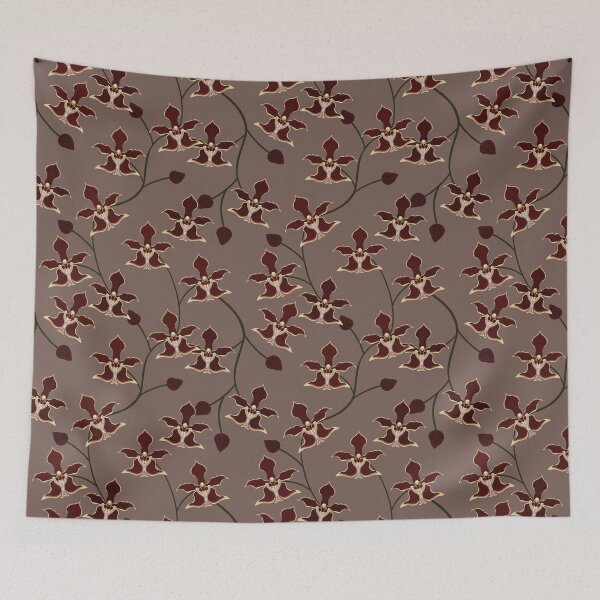 Item preview, orchid floral pattern designed and sold by sarahsdesigns02.