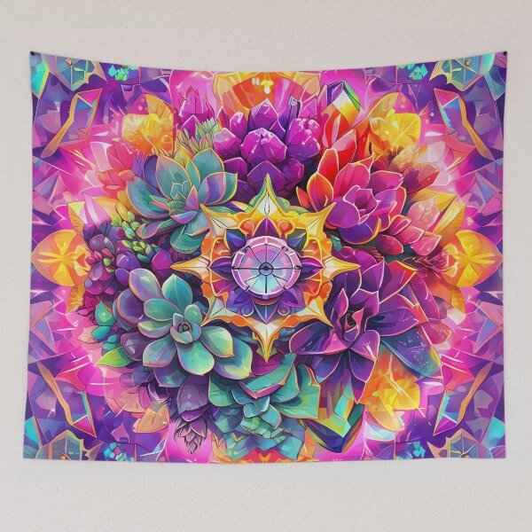 Item preview, Crystal Bloom Mandala designed and sold by ONYX Pixee.