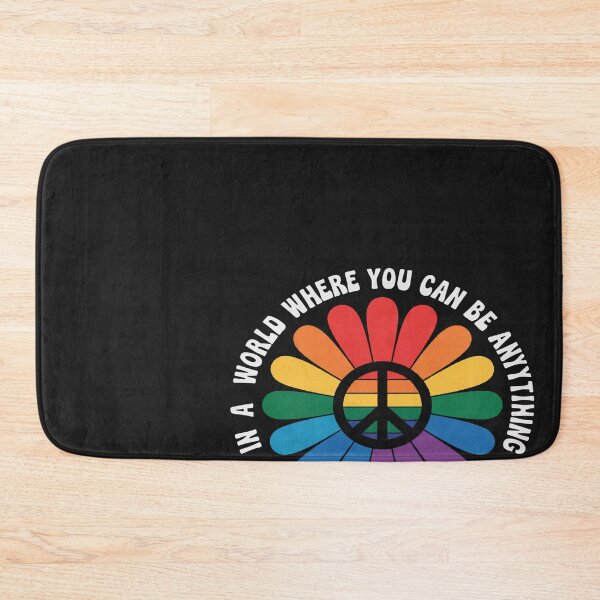 Item preview, World Be KInd Rainbow Daisy Peace Hippie Gay Pride LGBT Gift designed and sold by Bstilablhot.