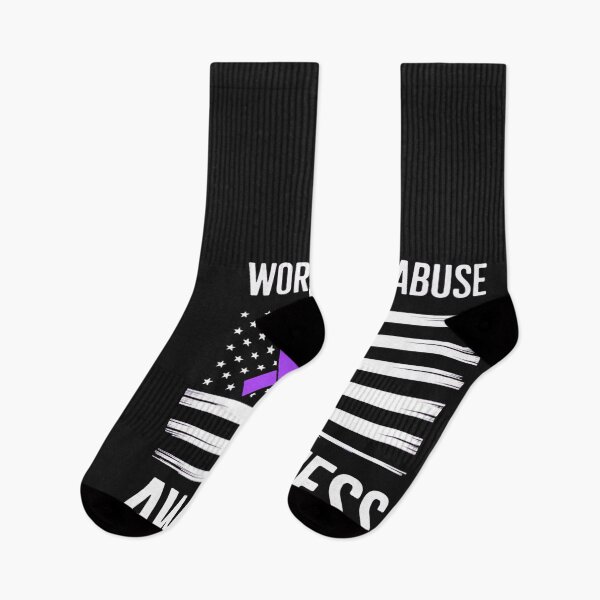 Item preview, World Elder Abuse Awareness Month American Flag designed and sold by Bstilablhot.