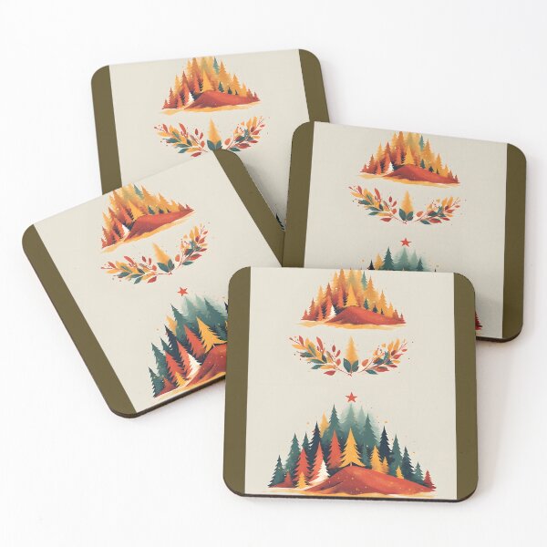 Item preview, Forested mountains with stars in winter look designed and sold by Mianku | Für das Leben.