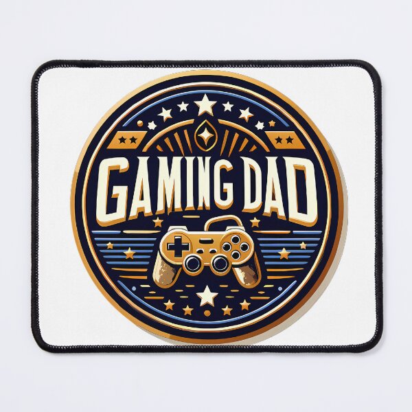 Item preview, Gaming Dad Vintage Badge Controller Fathers Day Gift designed and sold by DrawDrip.