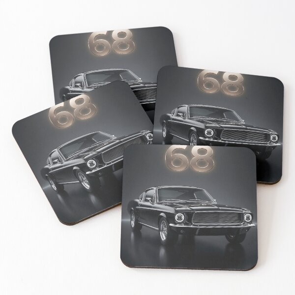 Item preview, 1968 Heritage Fastback Classic Muscle Car Poster designed and sold by AbstractAuraArt.