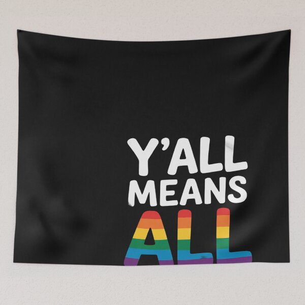 Item preview, Y ALL Means All Shirt LGBT Support Pride Month designed and sold by Bstilablhot.