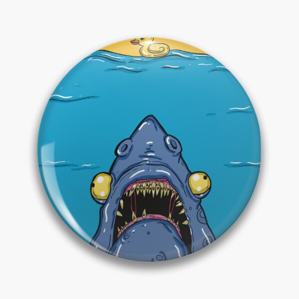 Item preview, Shark Rising Beneath the Rubber Duck Cover Art  designed and sold by Louisdambaya.