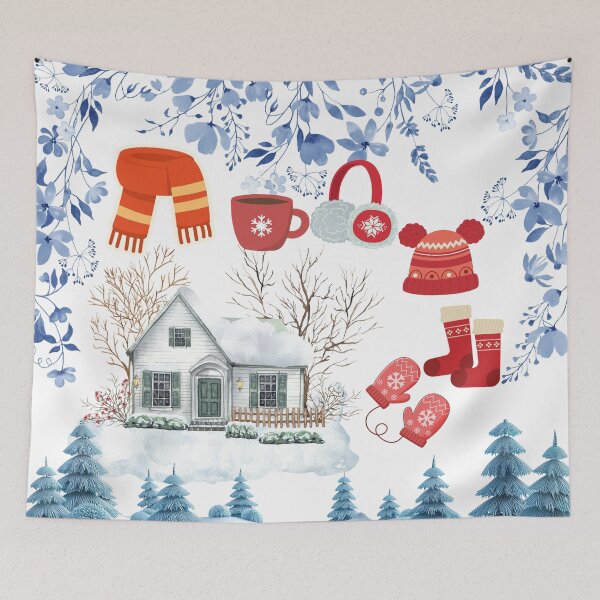 Item preview, Cozy Winter Cottage Core designed and sold by DraftNDreamShop.