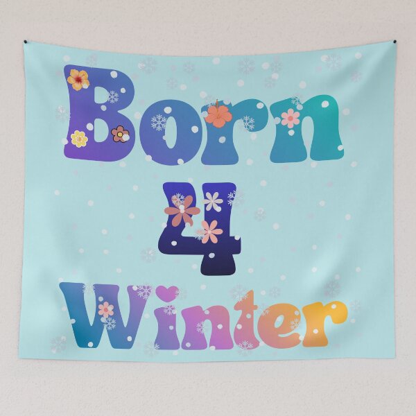 Item preview, Born 4 Winter - Groovy Floral Snowflake. designed and sold by DraftNDreamShop.