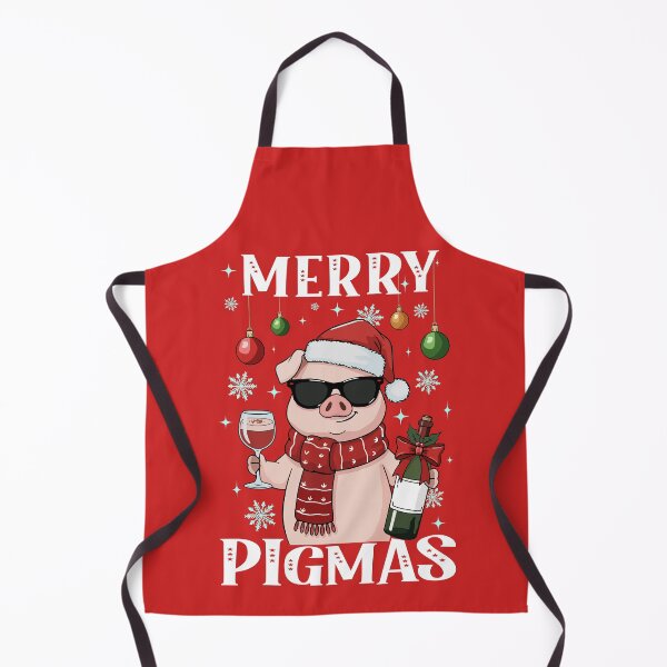 Item preview,  Funny Pig Christams Wine Holding Cool Sunglass Weqaring Merry Pigmas designed and sold by Mariano Topno.